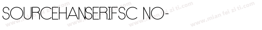 sourcehanserifSC no字体转换